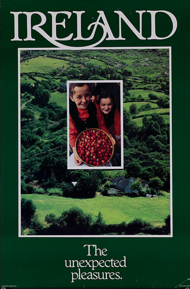 Ireland The Unexpected Pleasure Original Travel Poster