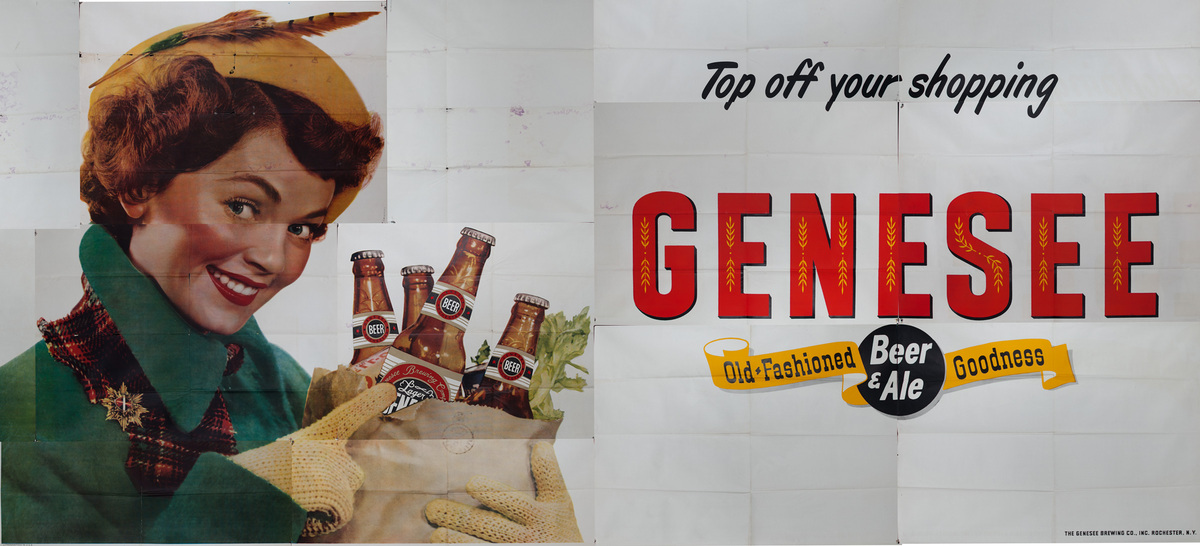 Top Off Your Shopping Genesee Beer Billboard Poster