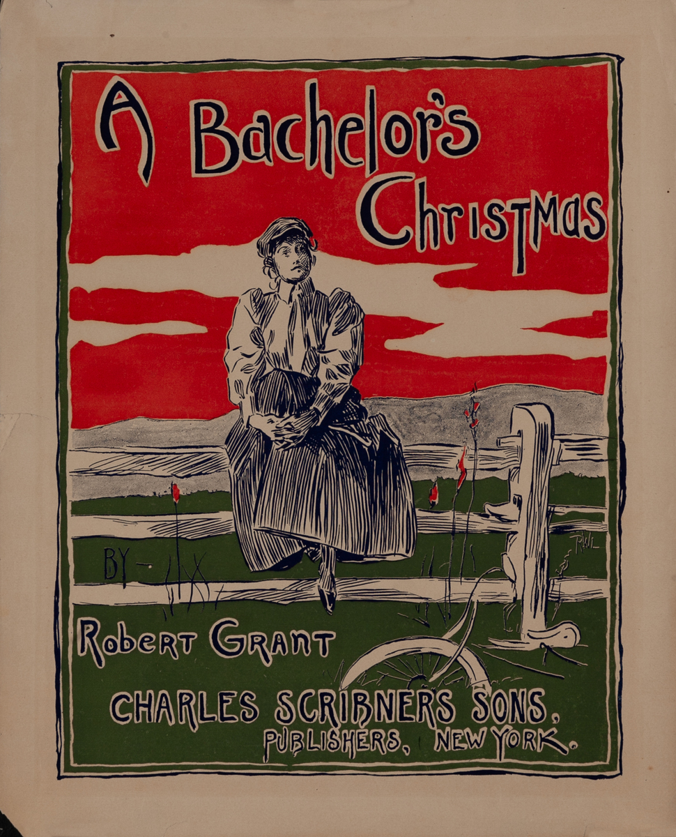 A Bachelor's Christmas Original Literary Poster 