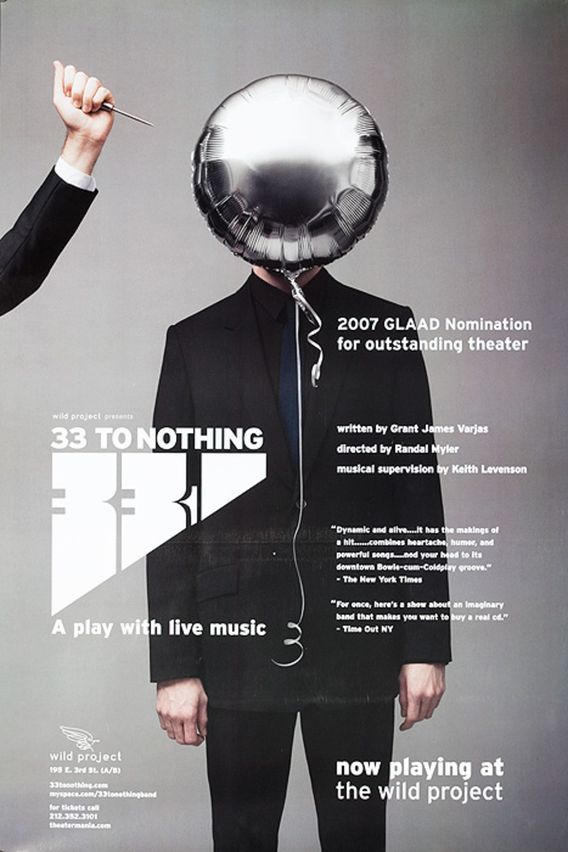33 to Nothing Original Theater Poster