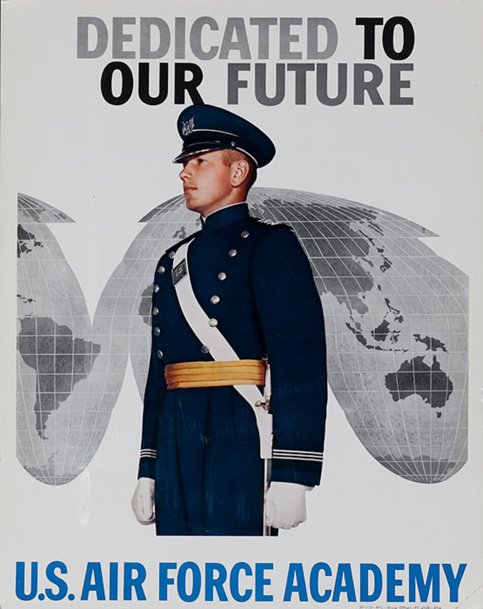 Dedicated to Our Future US Air Force Academy Recruiting Poster