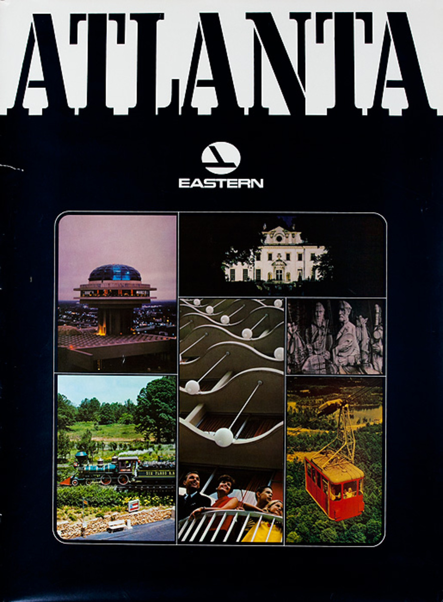 Eastern Air Lines Travel Poster Atlanta photos