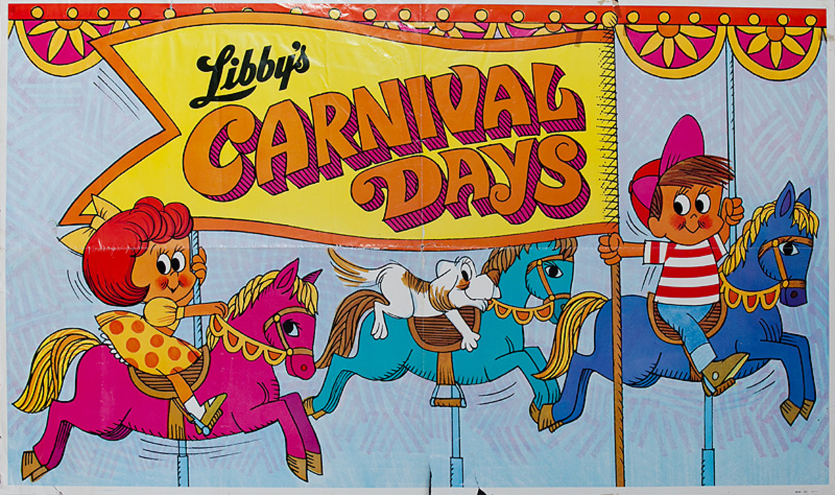 Libby's Carnival Days Original American Advertising Poster
