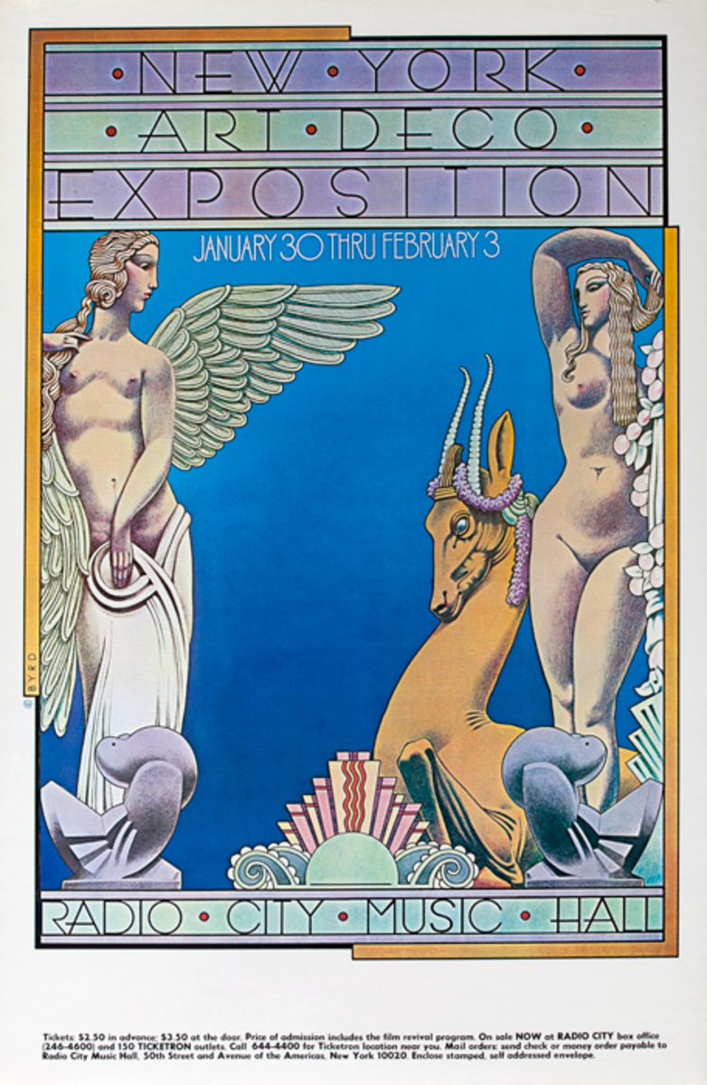 New York Art Deco Exposition Original Poster