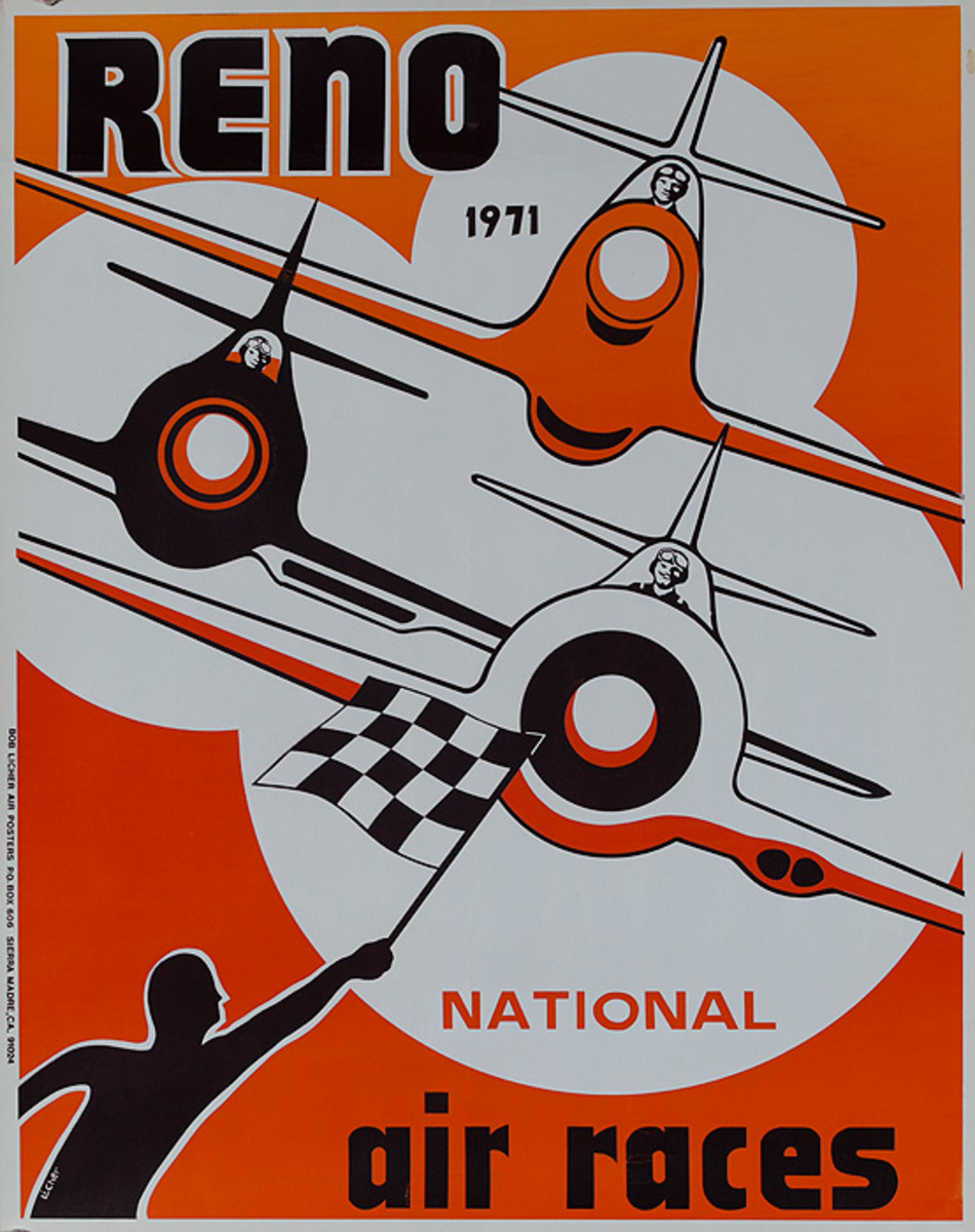 Original 1971 Reno Air Race Poster