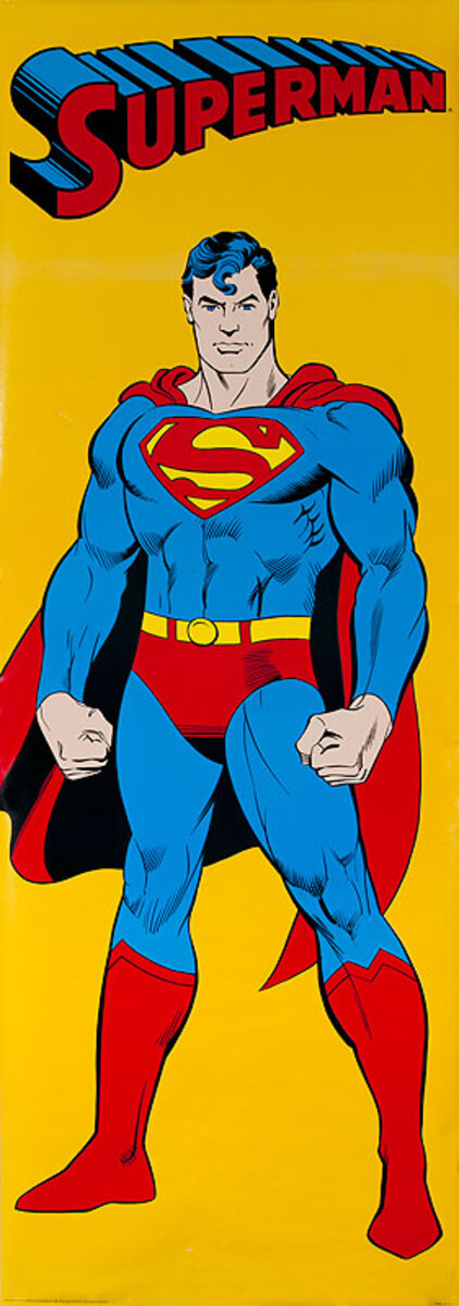 Superman Door Poster