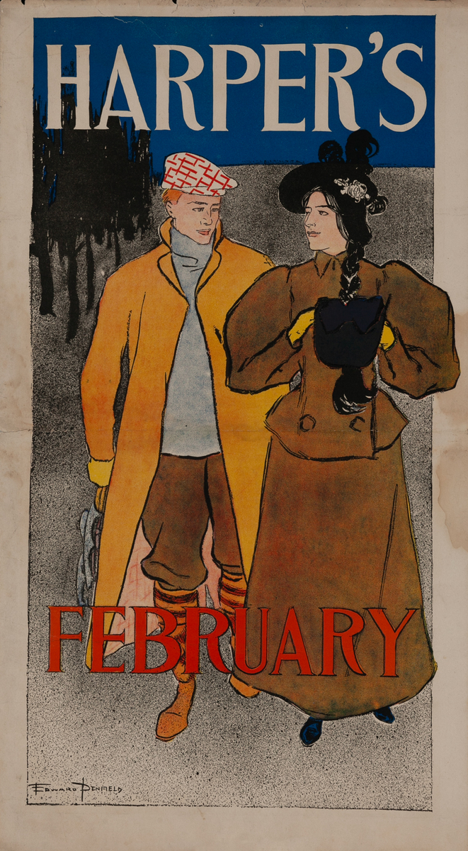 Harper's February Original American Literary Poster