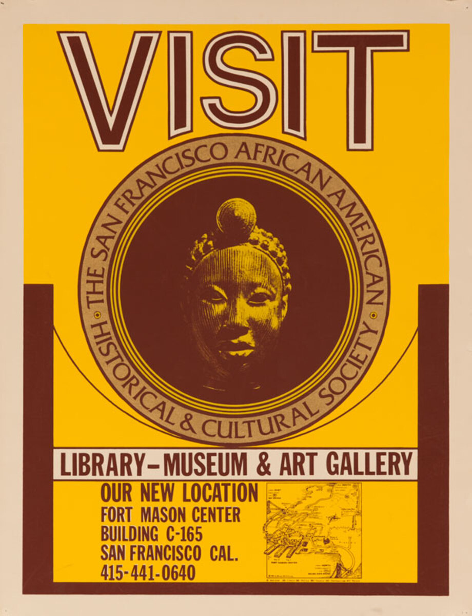 Visit The San Francisco African American Historical & Cultural Society Library Museum Original Poster