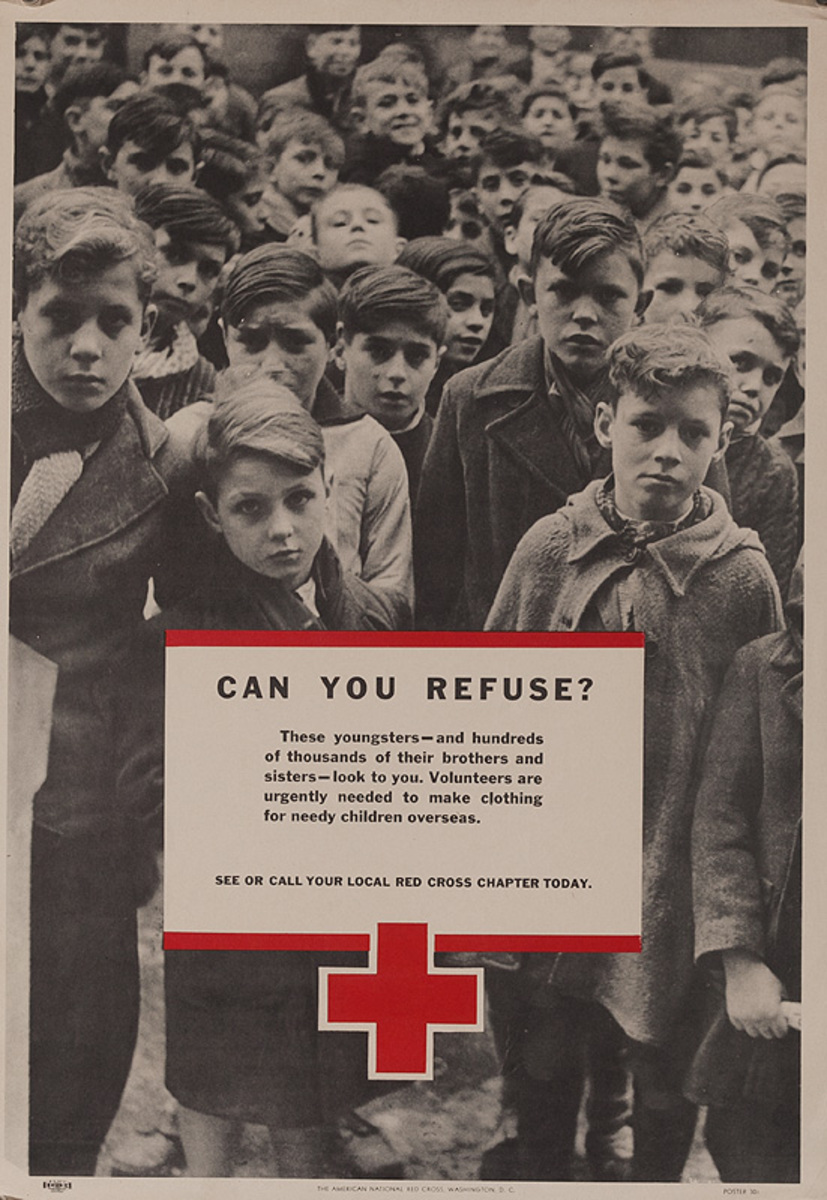 Can Your Refuse Original American Red Cross Poster