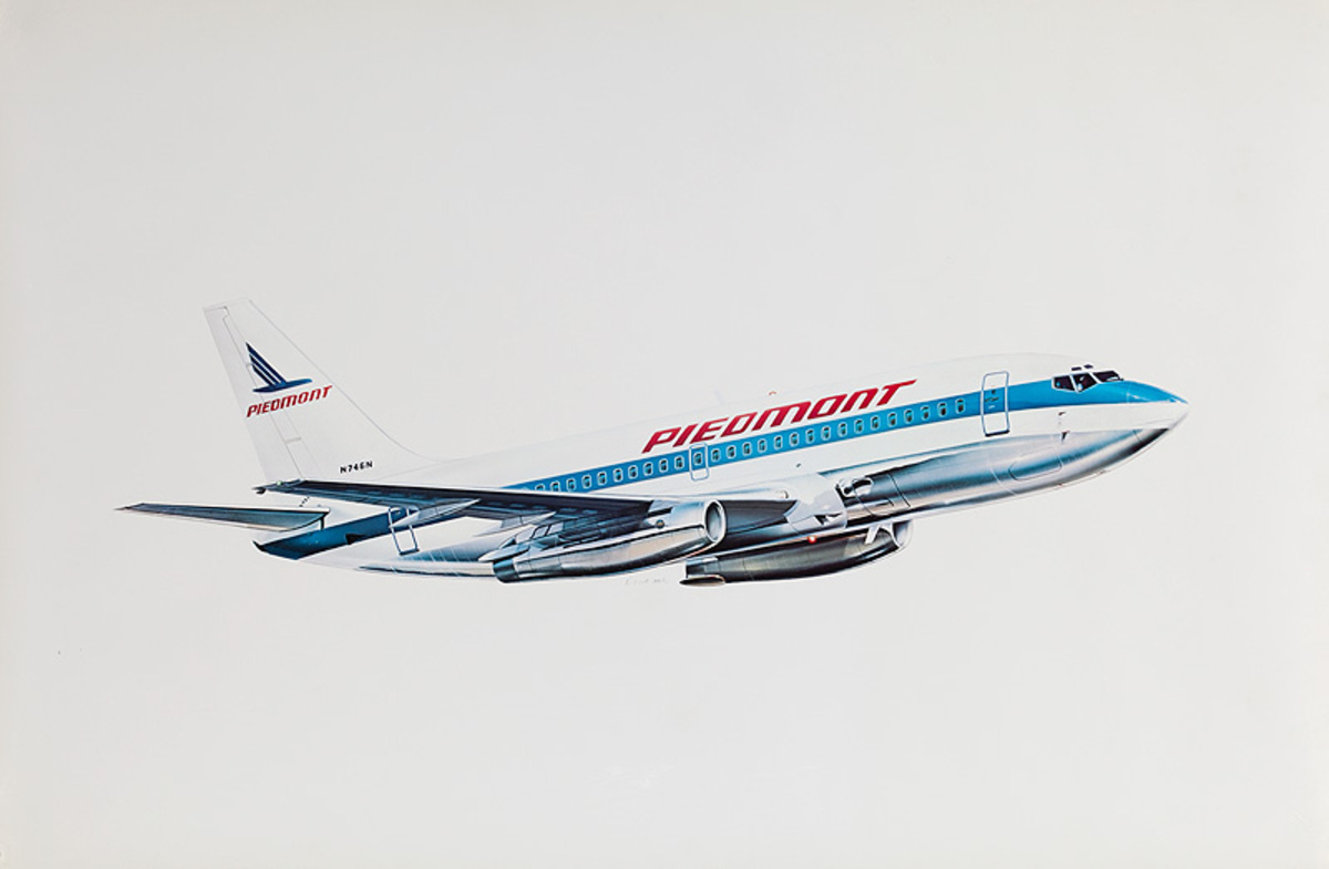 Piedmont Airlines Original Poster Aircraft