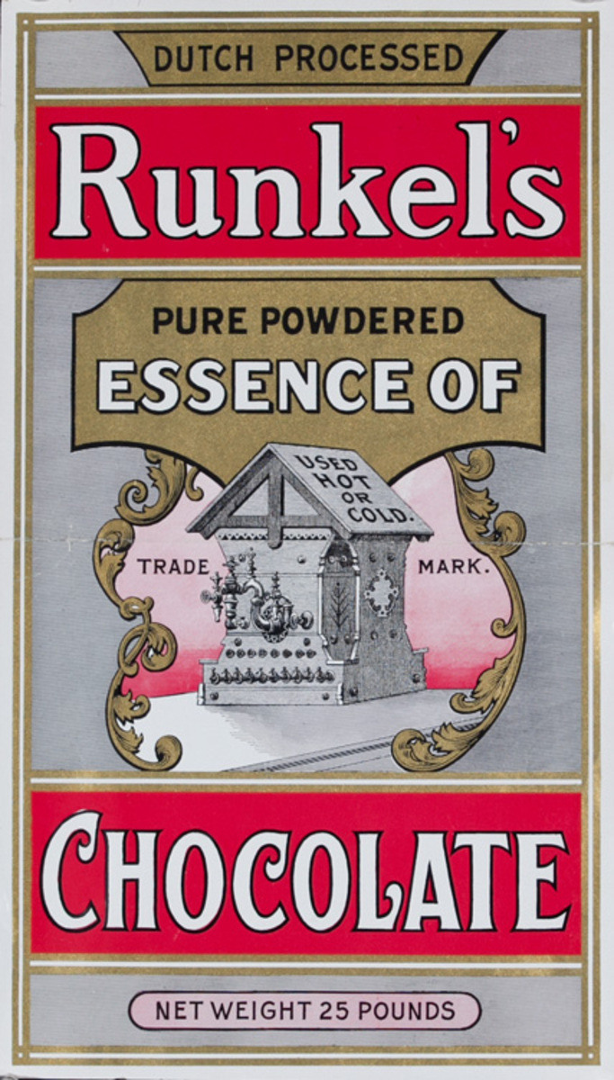 Runkel's Essence of Chocolate Original Label