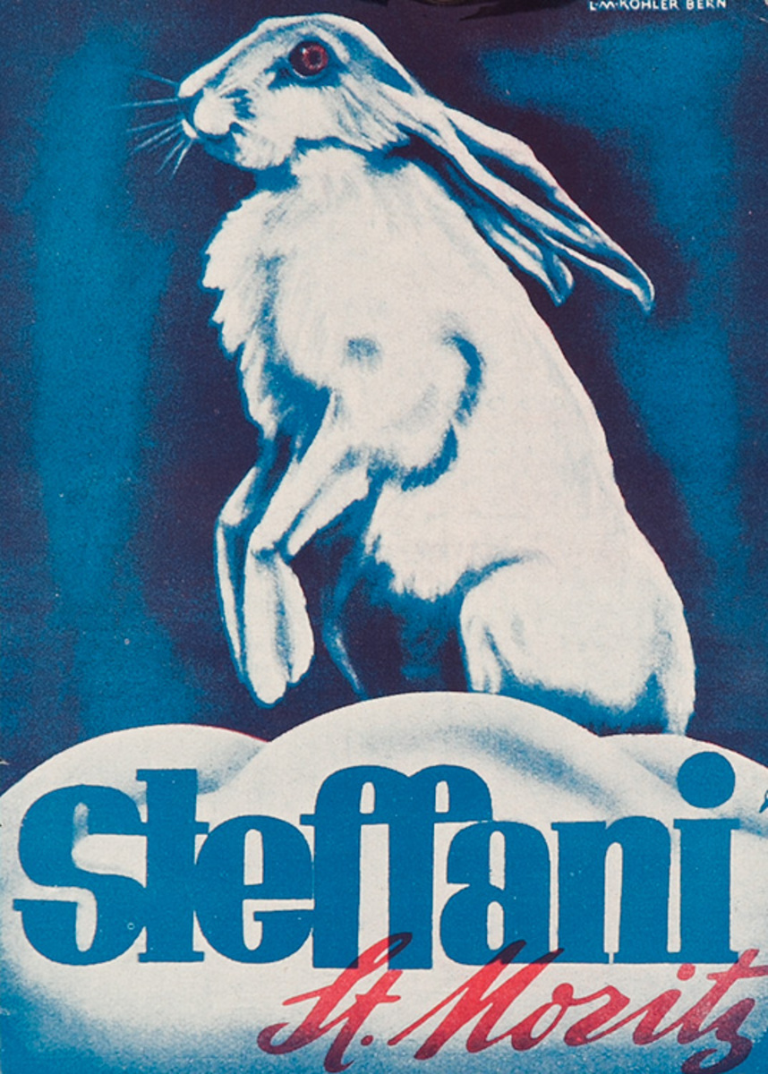 Steffani St Moritz Original Swiss Luggage Label
