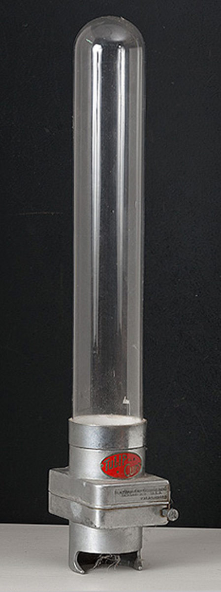 Art Deco Glass Tube Tulip (Dixie) Cup Dispenser