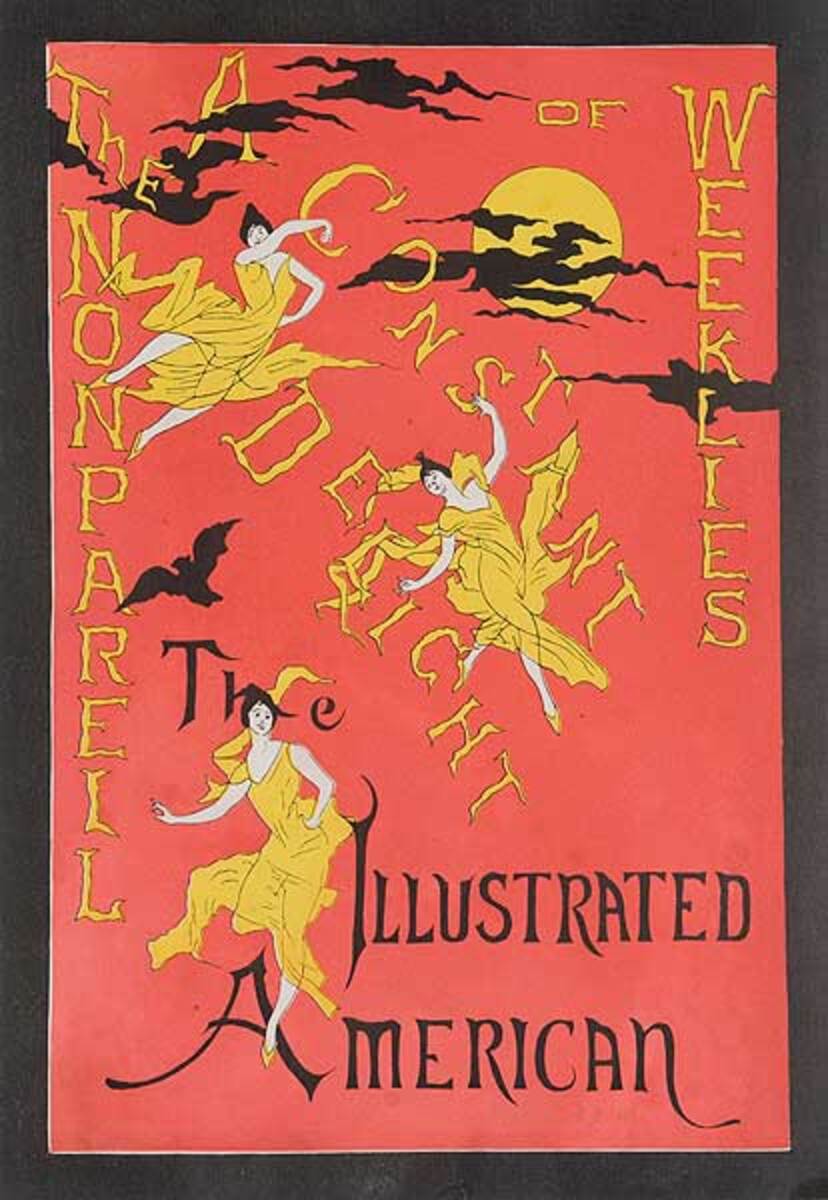 The Illustrated American A Constant Delight Original American Literary Poster