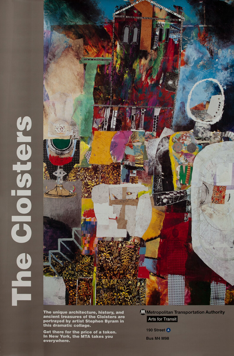 Original Arts for Transit Poster The Cloisters