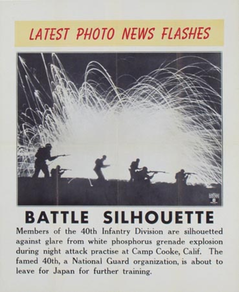 Latest Photo News Flash Original Poster Battle Silhouette 