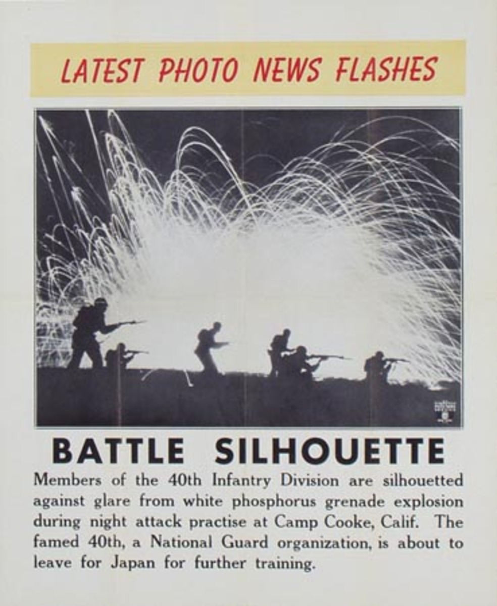 Latest Photo News Flash Original Poster Battle Silhouette 